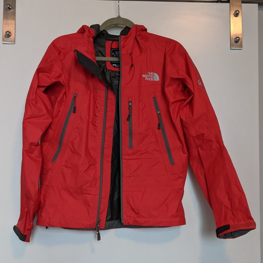 North Face coral windbreaker jacket